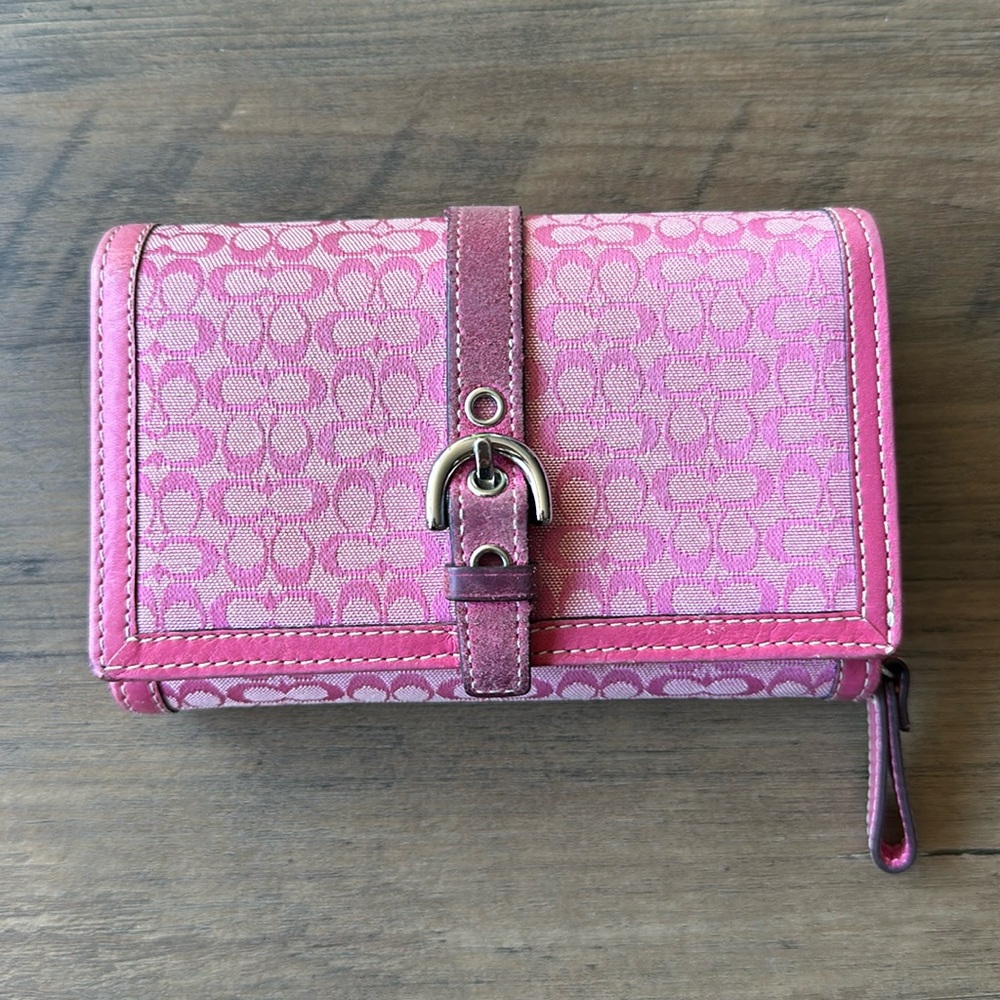 Pink Coach wallet